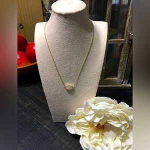 Kendra Scott Pink Quartz Necklace